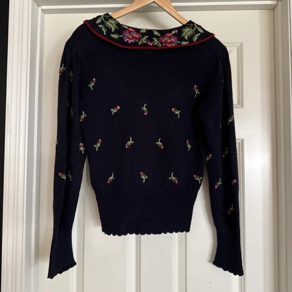 Vintage Herman Geist Hand Embroidered Sweater 
Size Medium - Picture 12 of 12